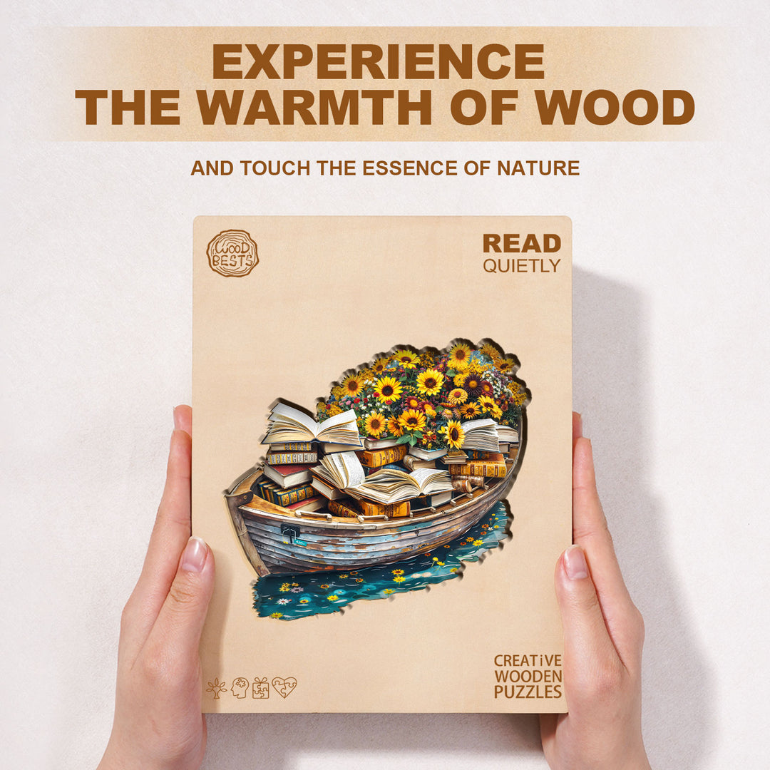 Read quietly Wooden Jigsaw Puzzle