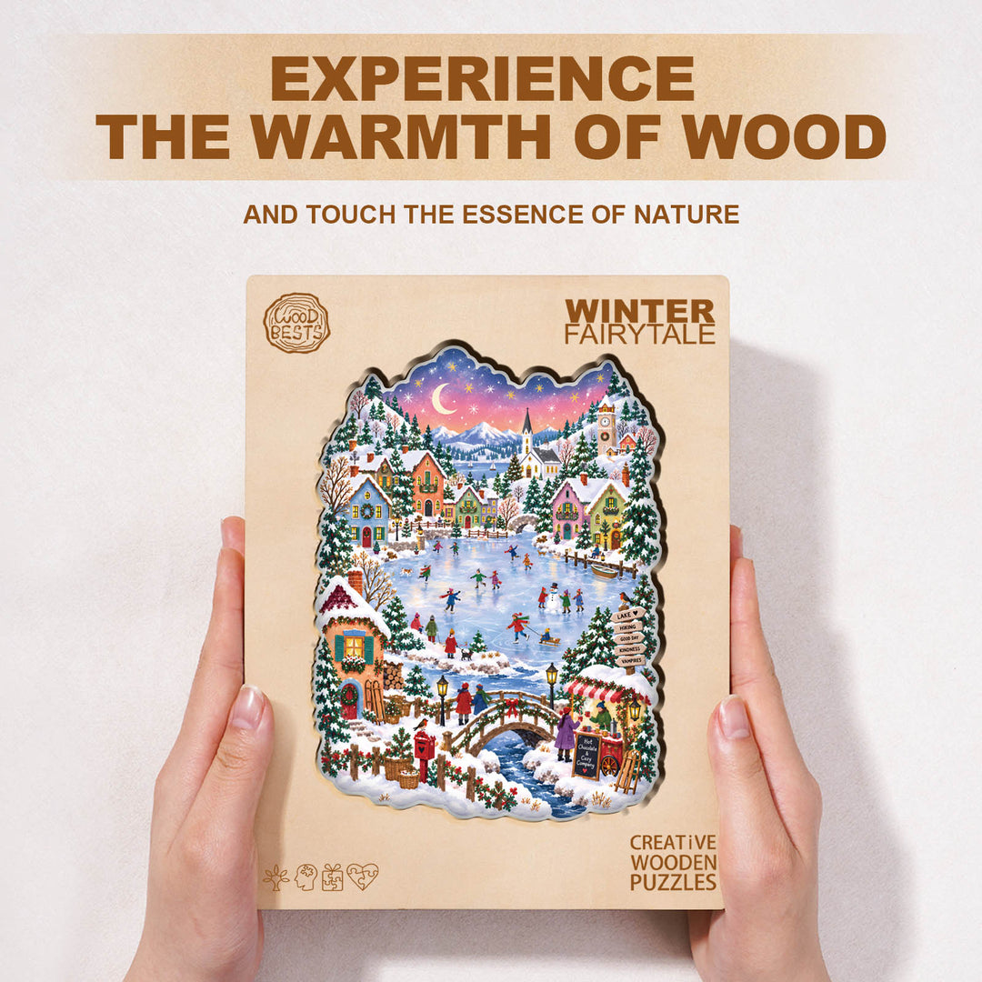 Winter Fairytale Wooden Jigsaw Puzzle