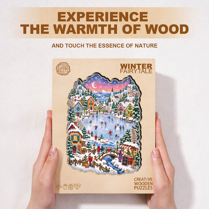 Winter Fairytale Wooden Jigsaw Puzzle