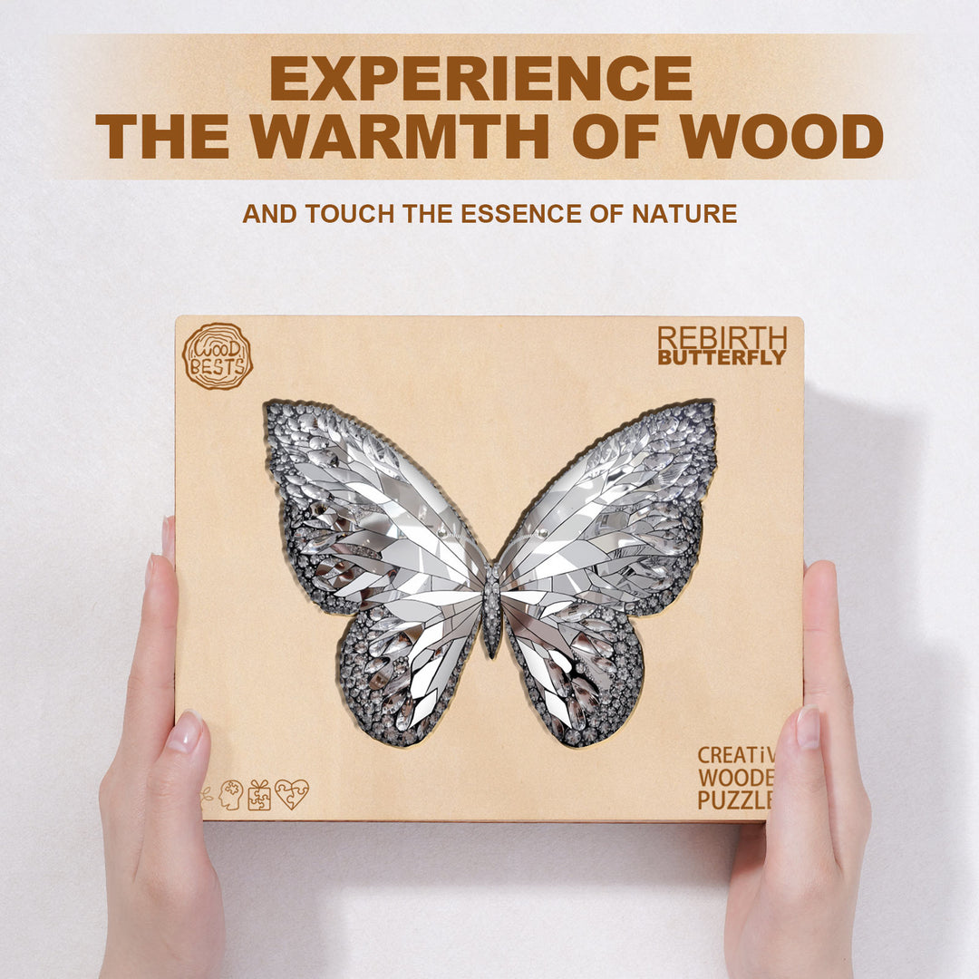 Rebirth Butterfly Wooden Jigsaw Puzzle