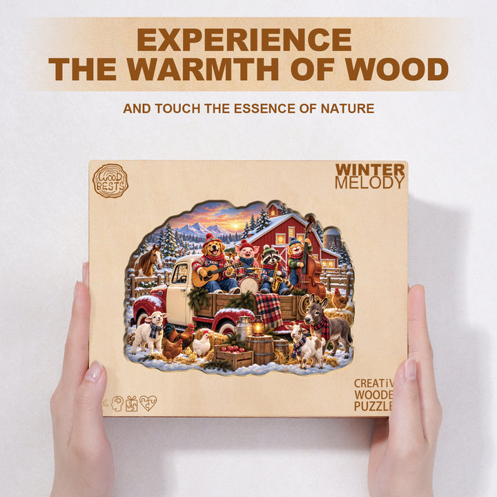 Winter Melody Wooden Jigsaw Puzzle