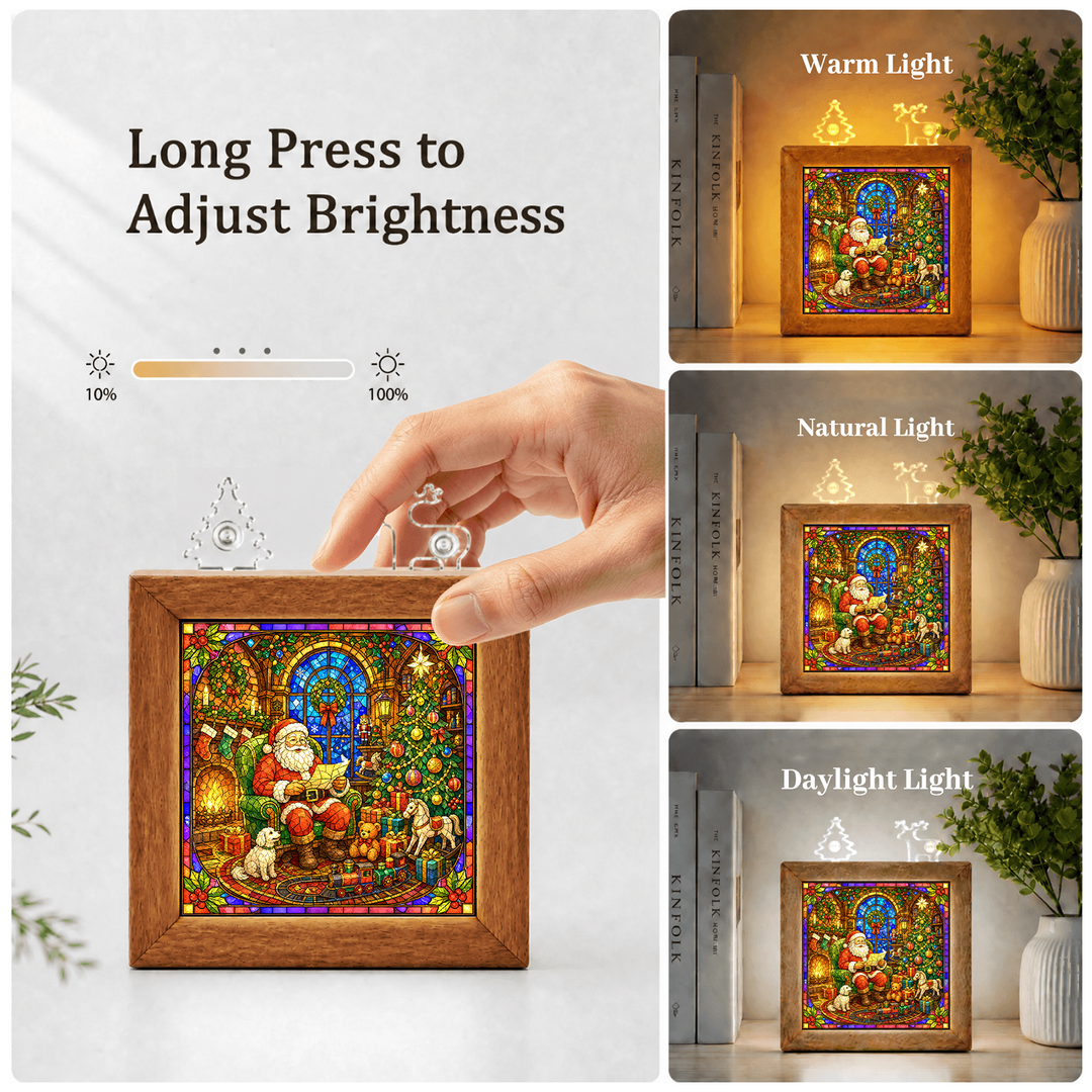 Acrylic Puzzle Night Light -Christmas Night Reading