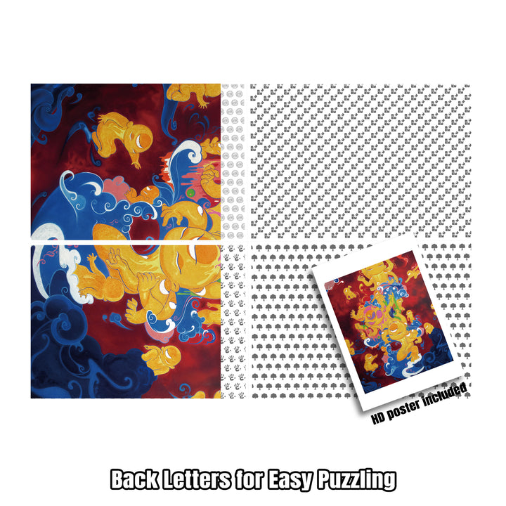 Puzzle pop art de 1000 pièces « Voyage Céleste » par Henry Zhang