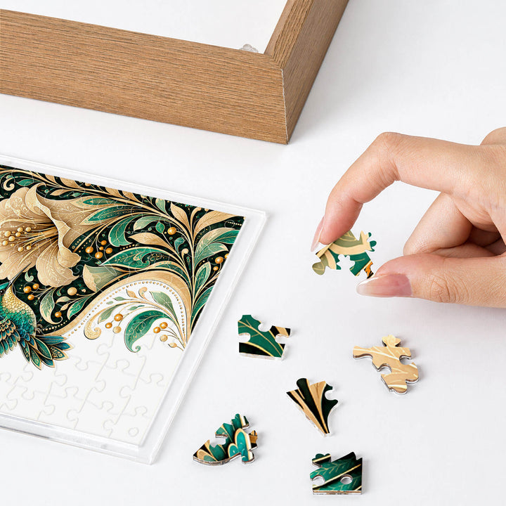 Double-Sided Acrylic Puzzle - Hummingbird Radiance