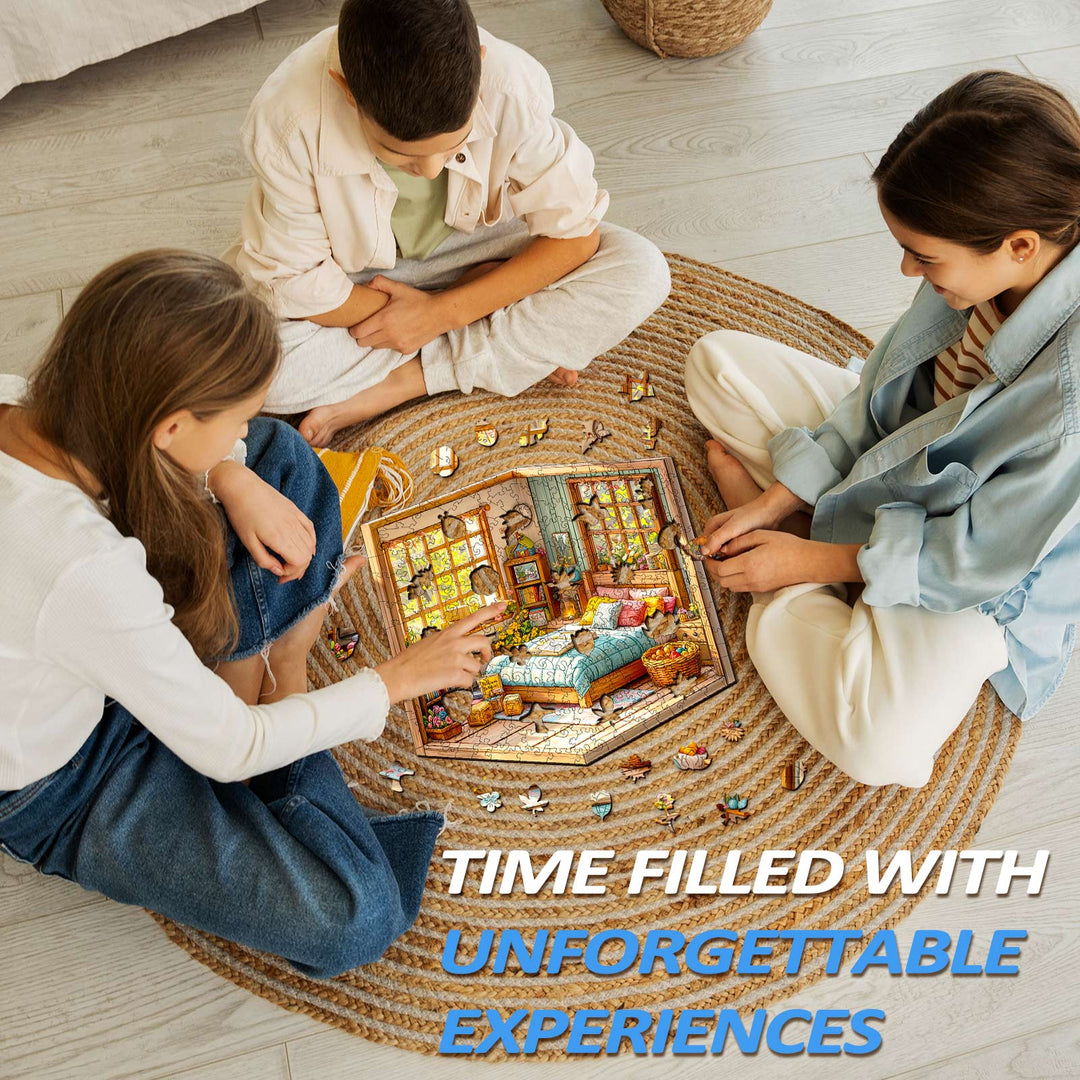 3D Warm Room Wooden Jigsaw Puzzle - By Woodbests