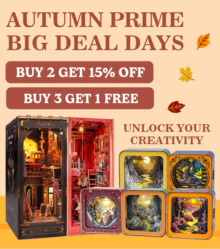 3D Wooden PuzzleNight LightBook Nook Woodbests