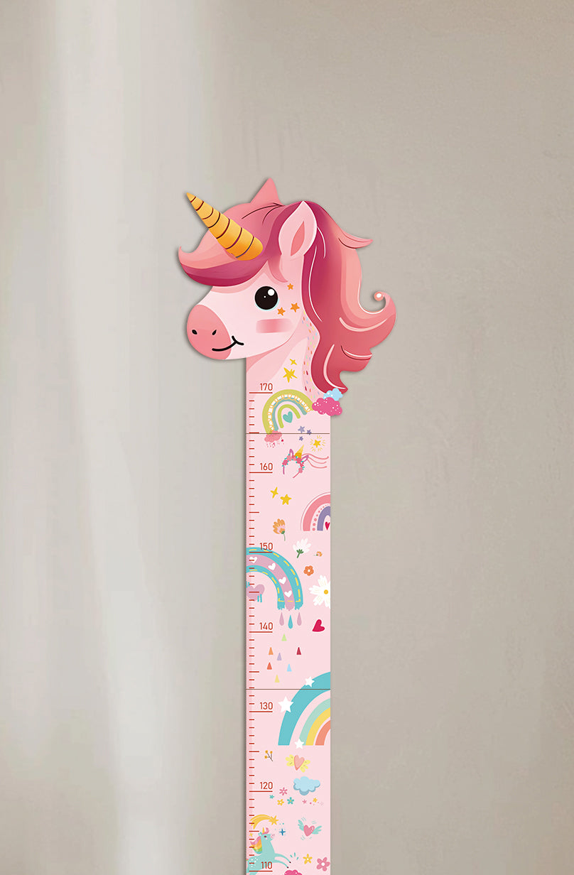 Personalized Wooden Unicorn Growth Chart Ruler