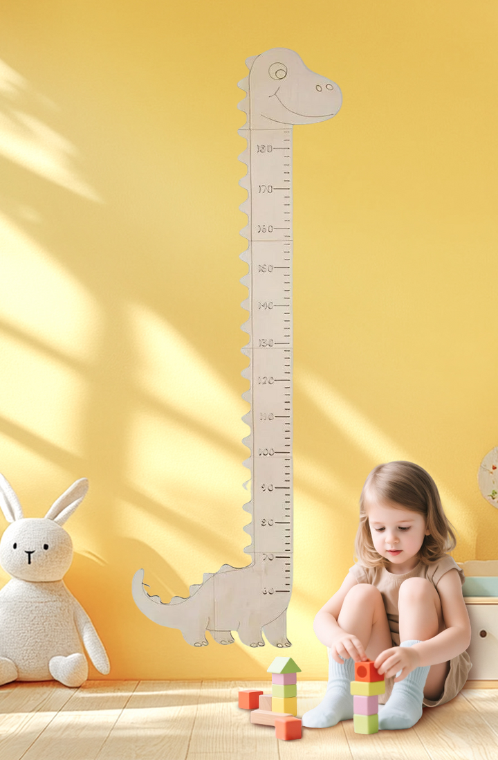 Personalized Wooden Dinosaur Growth Chart Ruler