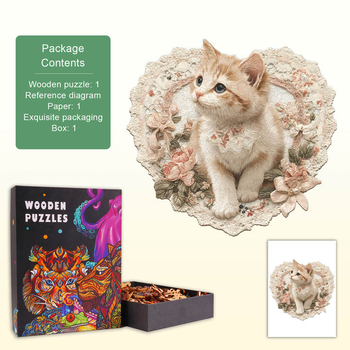 Lace Whispers Wooden Jigsaw Puzzle