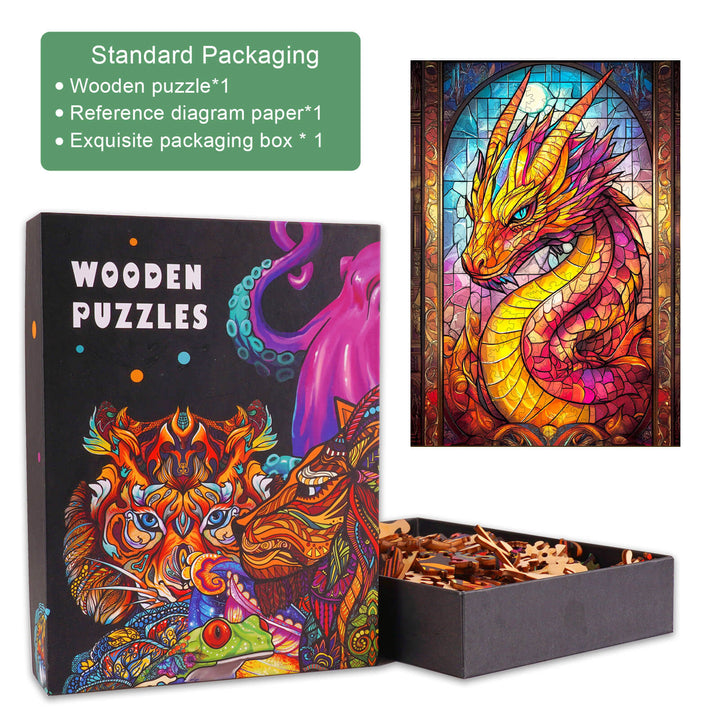 Puzzle en bois Dragon