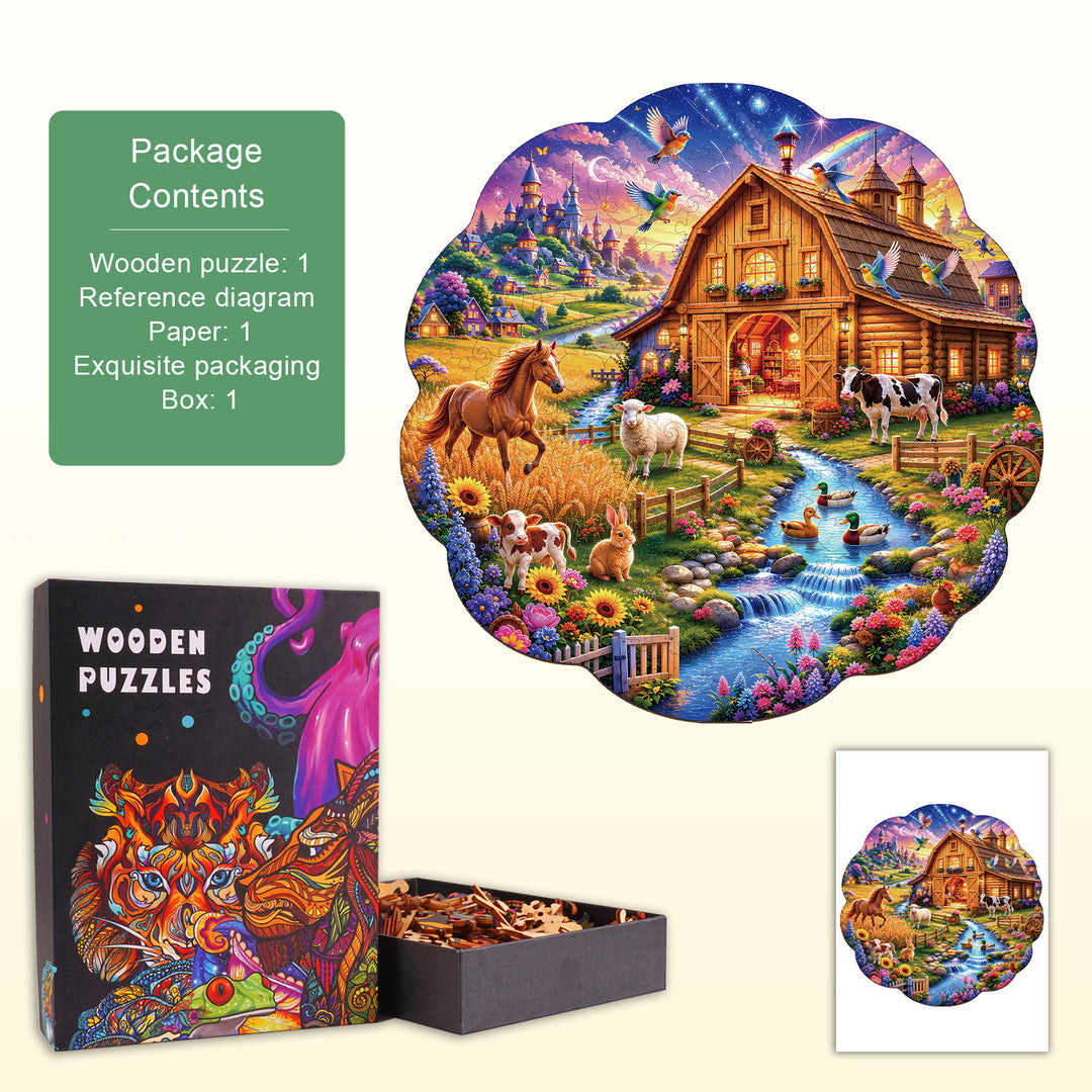 Magic Meadow Wooden Jigsaw Puzzle
