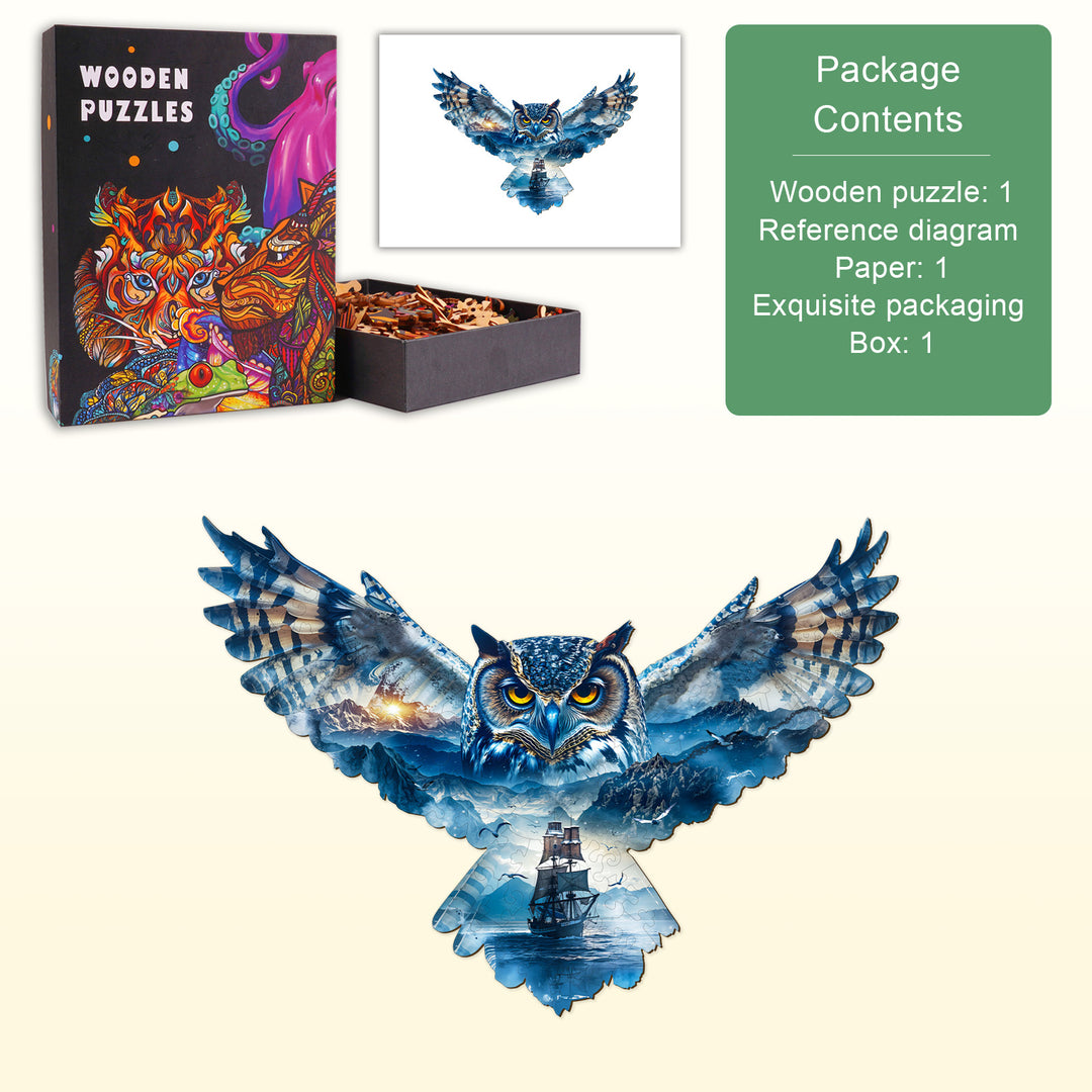 Bluewing Voyage Wooden Jigsaw Puzzle