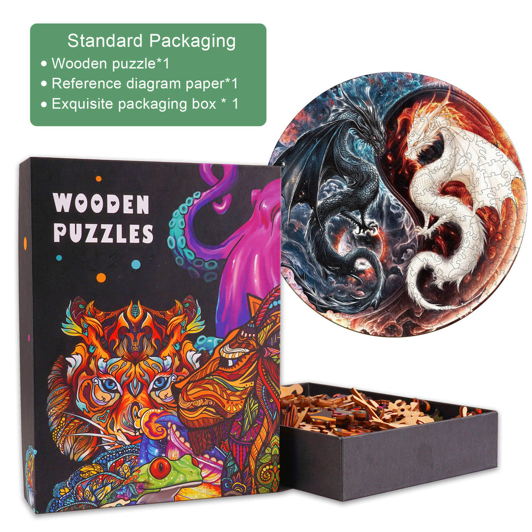 Puzzle en bois Dragon