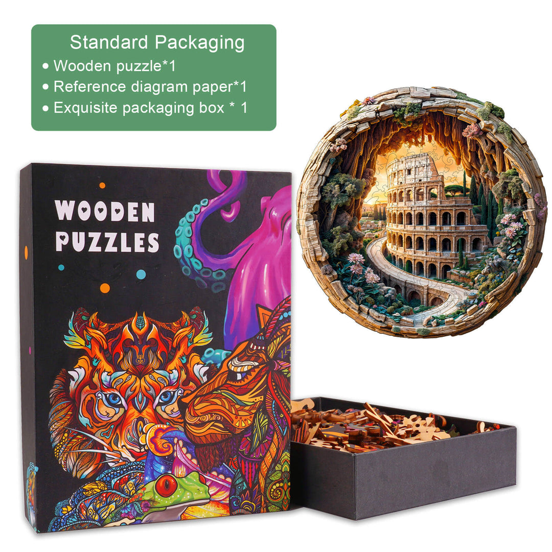 3D Colosseum Wooden Jigsaw Puzzle