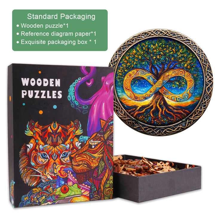 The Infinite Tree of Life-2 Wooden Jigsaw Puzzle - Woodbests