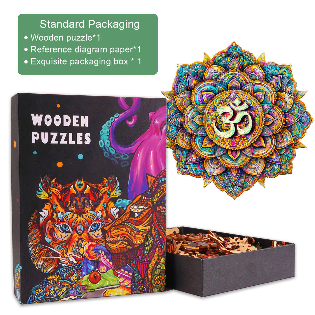 3D Mandala Wooden Jigsaw Puzzle