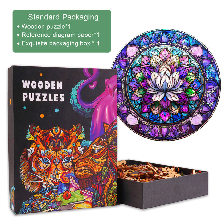 Puzzle en bois Lotus