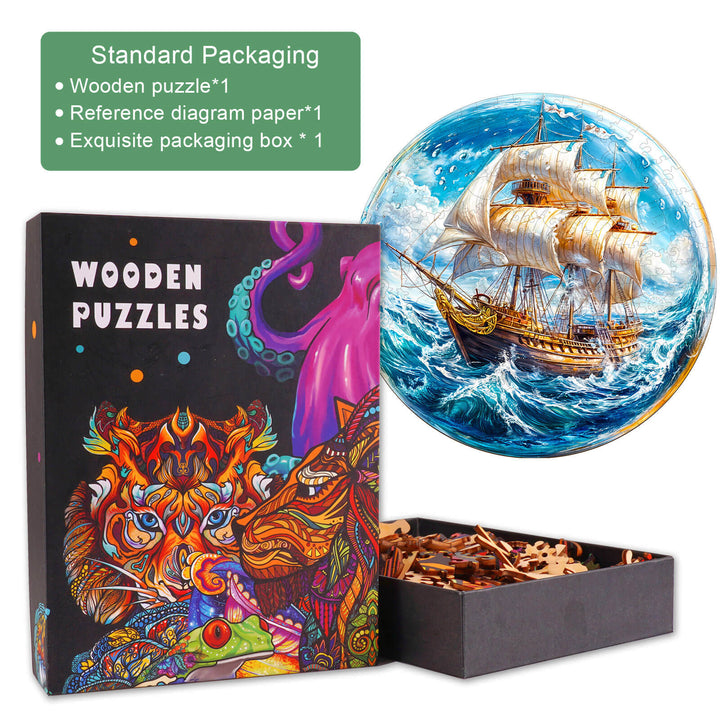 Ship of Hope Wooden Jigsaw Puzzle