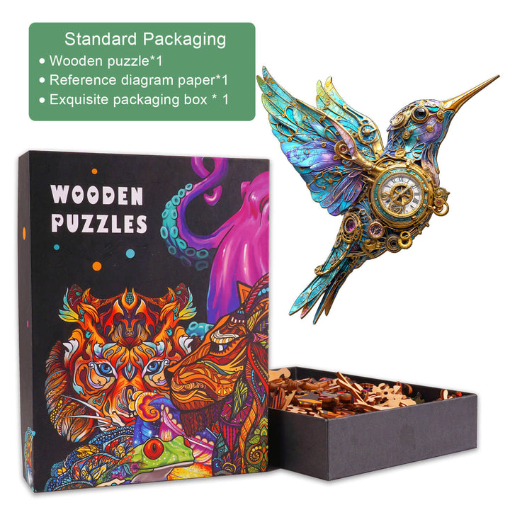 3D Mechanical Hummingbird Wooden Jigsaw Puzzle