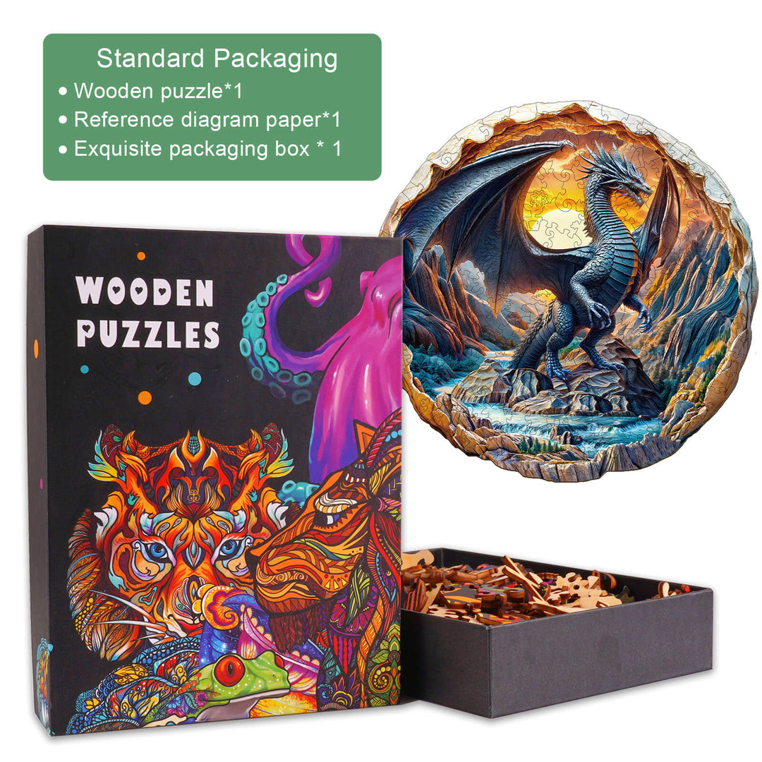 Puzzle en bois du monde fantastique 3D