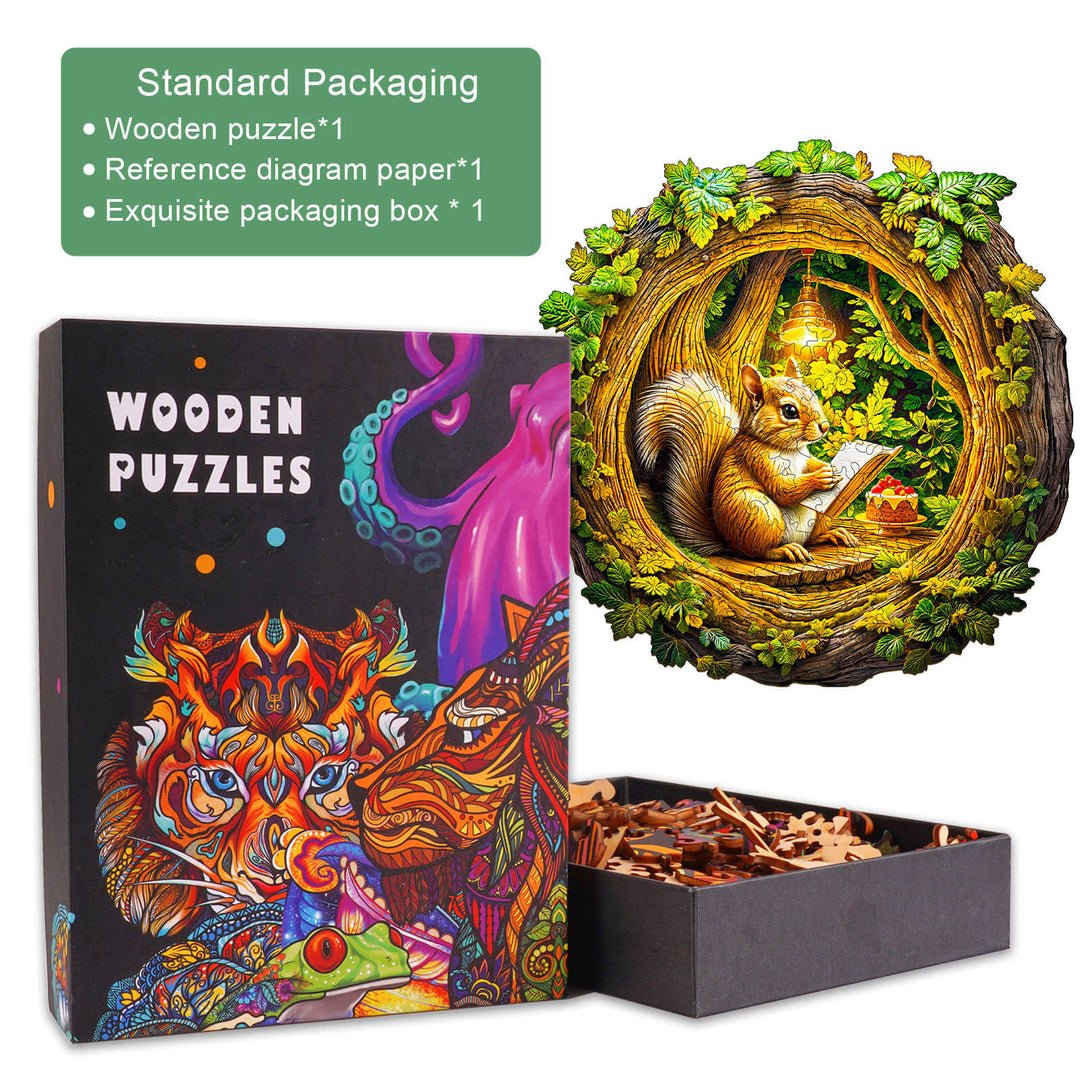 Puzzle en bois du monde fantastique 3D