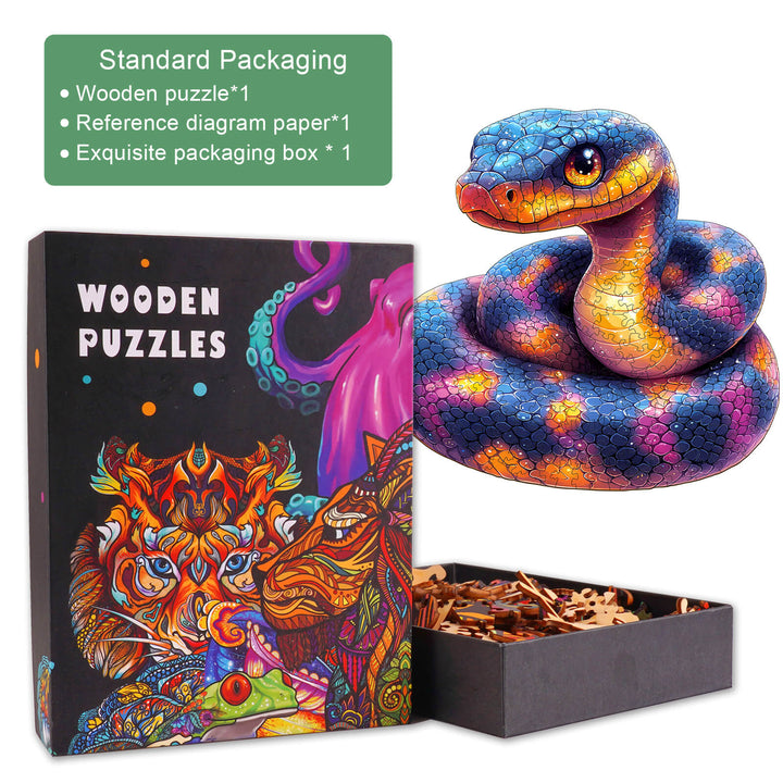 Snake Wooden Jigsaw Puzzle