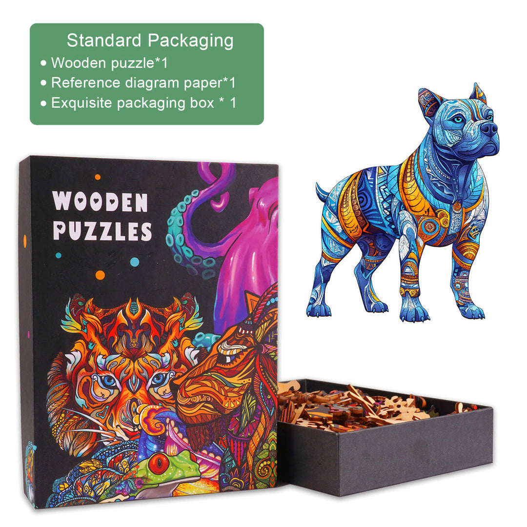 Puzzle en bois Bouledogue français