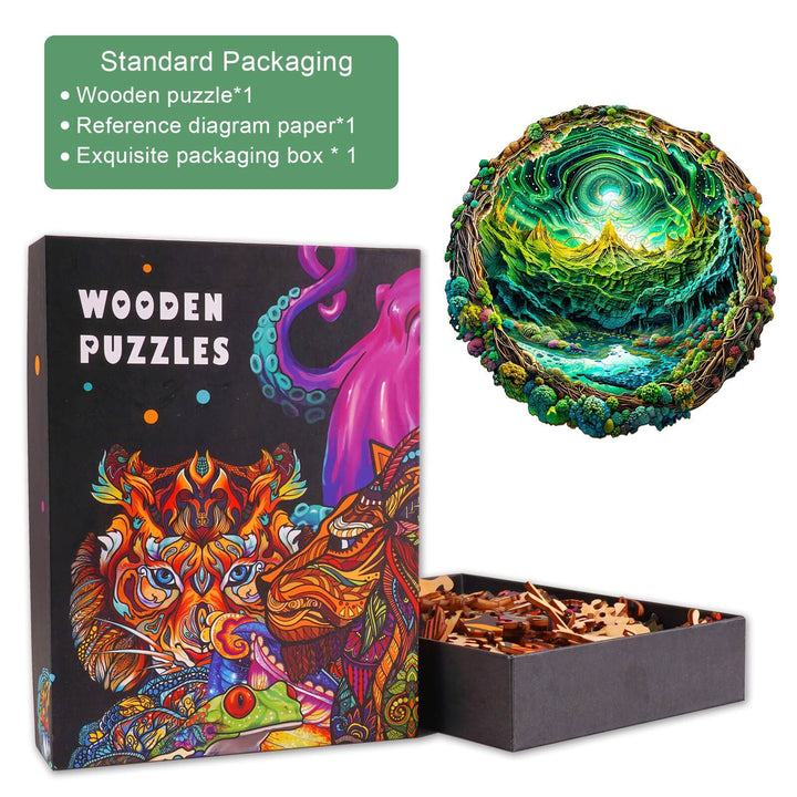 Puzzle en bois Aurora-2 3D