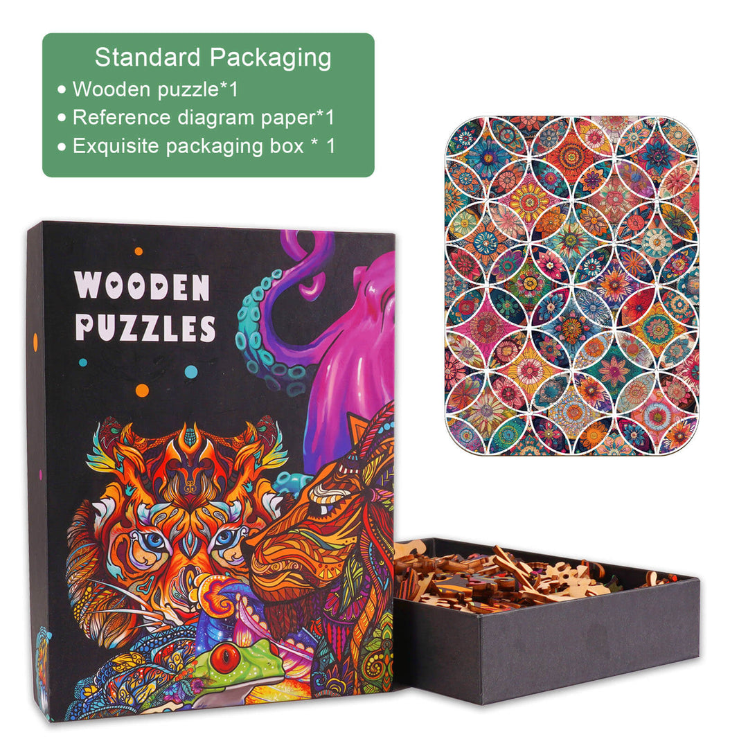 Puzzle en bois Lotus