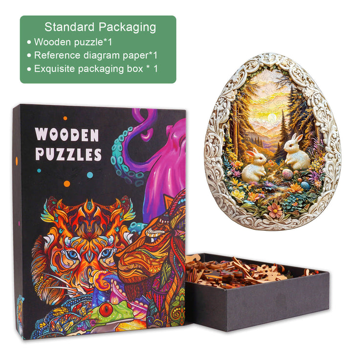 Wonderland Easter-4 Wooden Jigsaw Puzzle