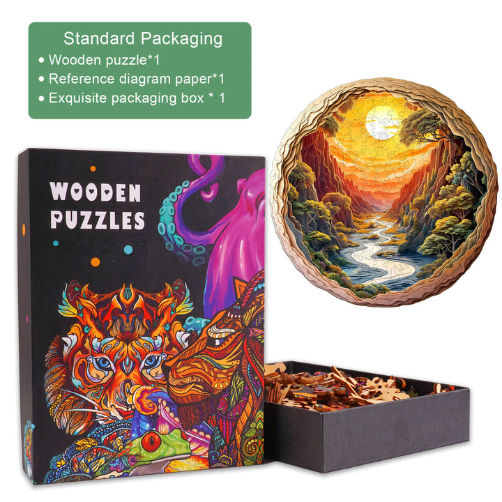 3D Twilight Forest Wooden Jigsaw Puzzle