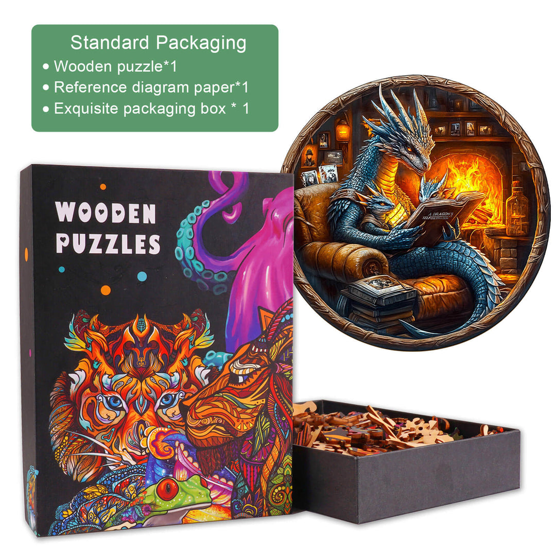 Puzzle en bois Dragon