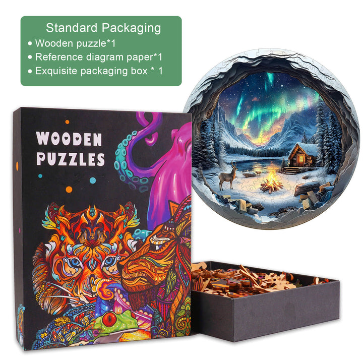 Puzzle en bois Aurora-1 3D