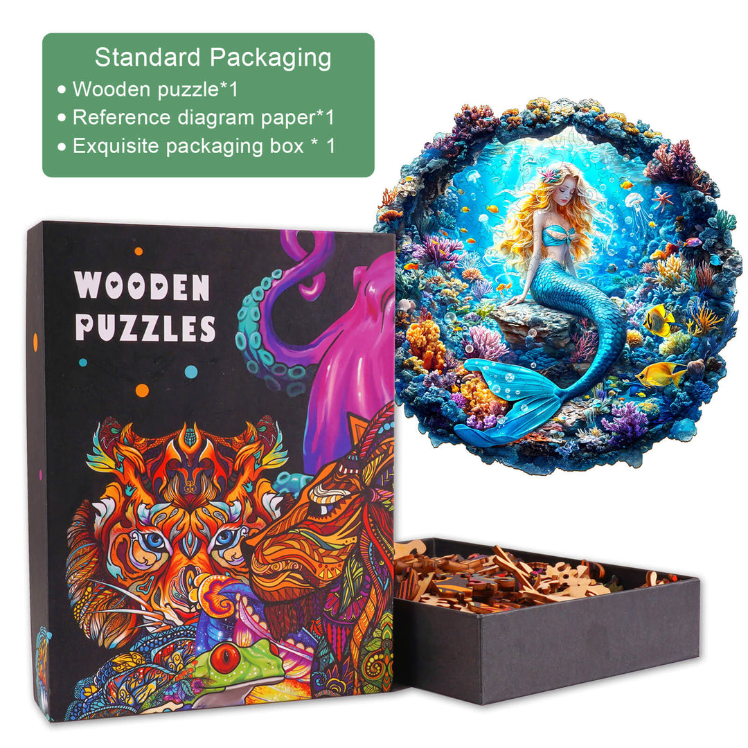 3D Mermaid Wooden Jigsaw Puzzle