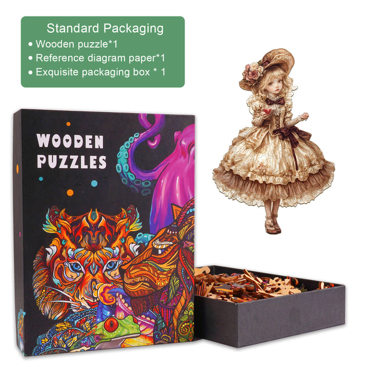 Victorian Doll-2 Wooden Jigsaw Puzzle