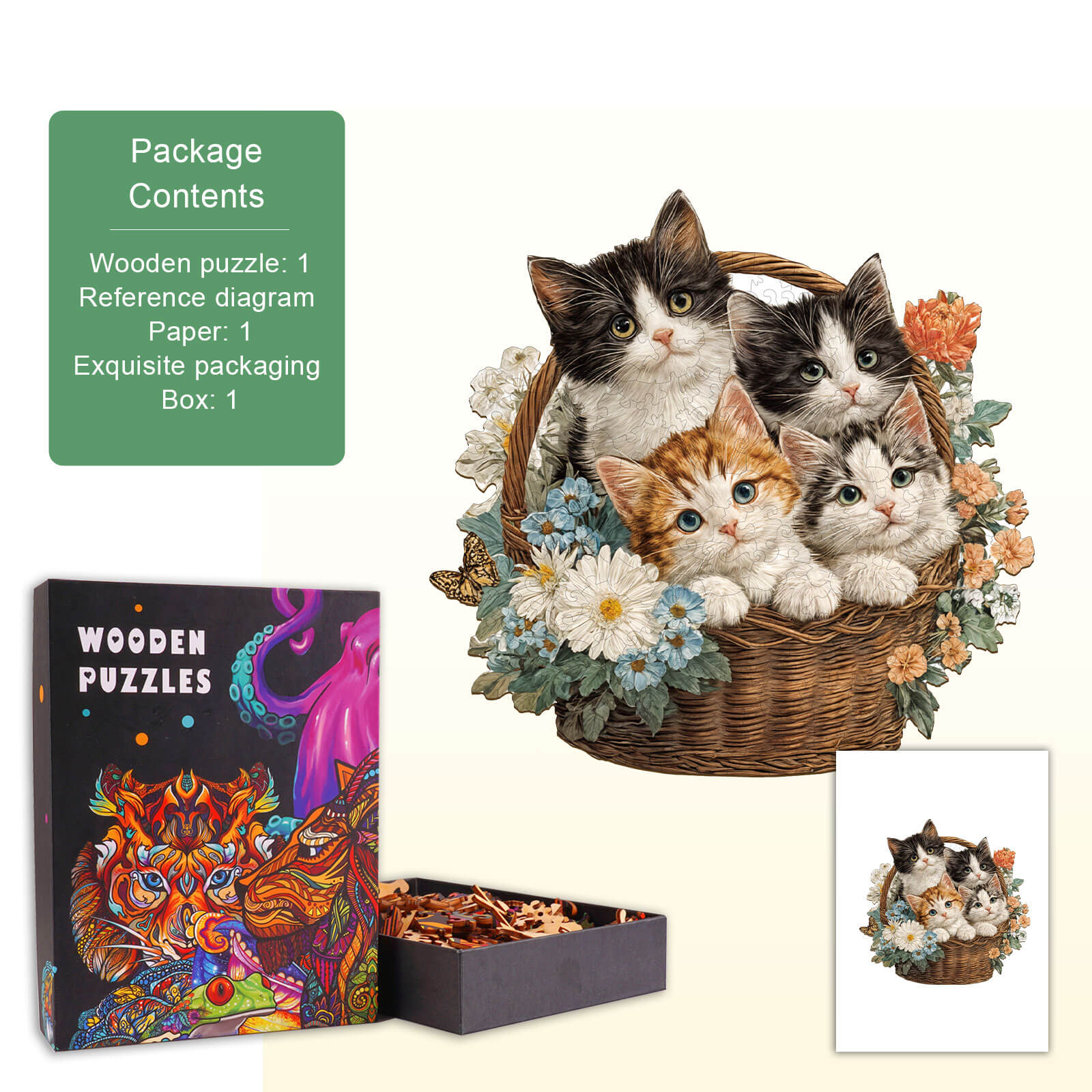 Blossom Nest Wooden Jigsaw Puzzle