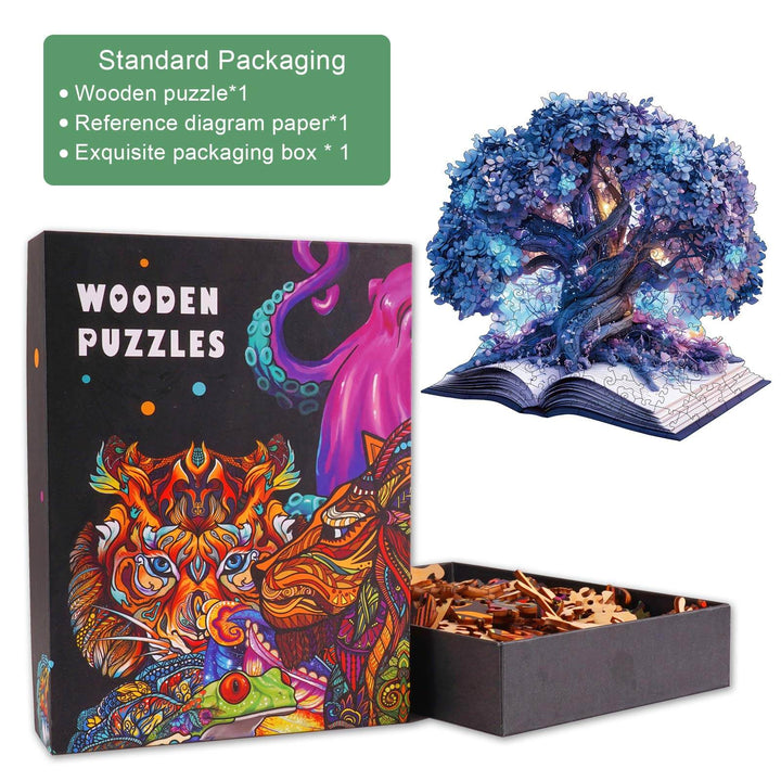 Magic Book Wooden Jigsaw Puzzle