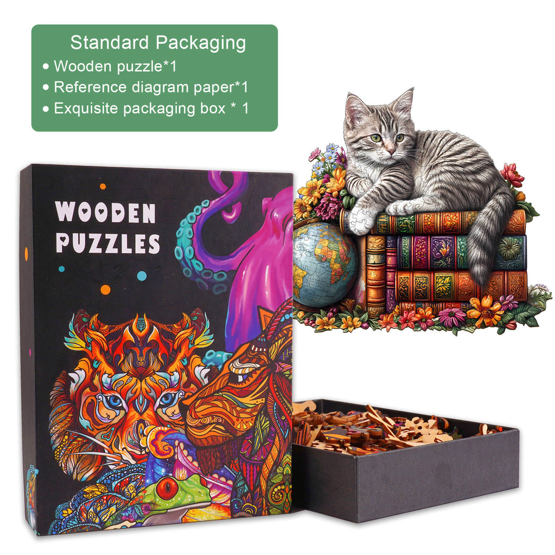 Dr. Cat Wooden Jigsaw Puzzle