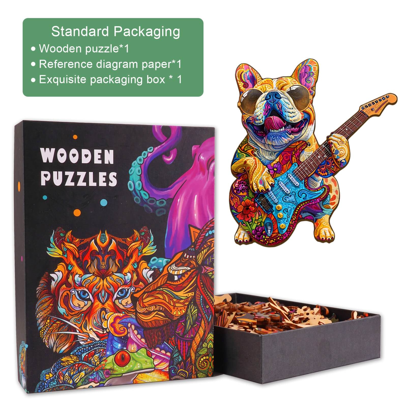 Rock Dog Wooden Jigsaw Puzzle
