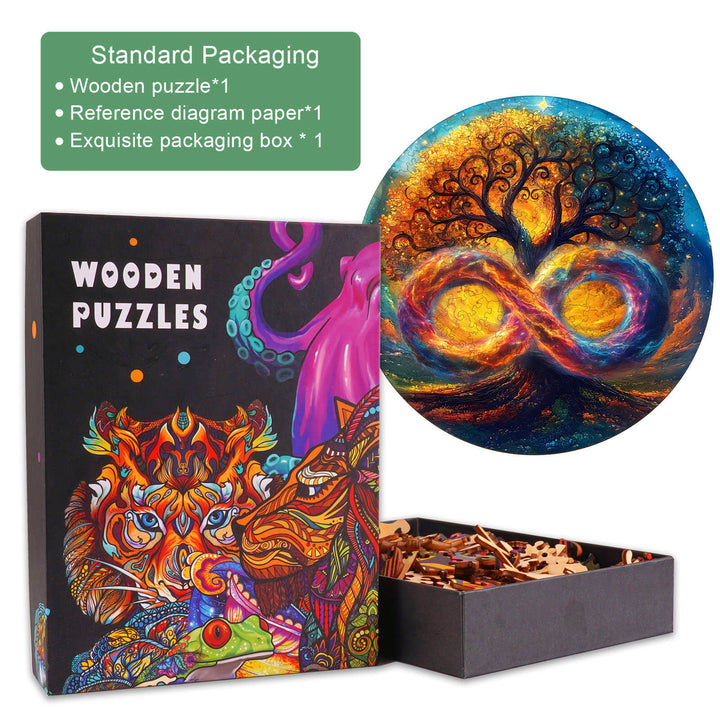 The Infinite Tree of Life-1 Wooden Jigsaw Puzzle