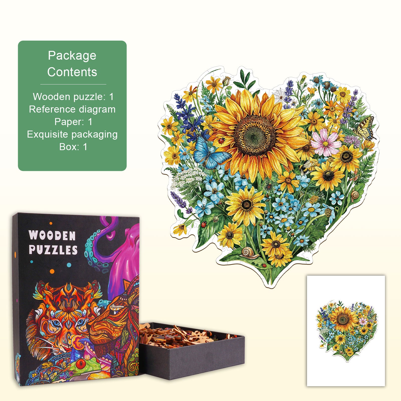 The Heart's Wilderness Wooden Jigsaw Puzzle