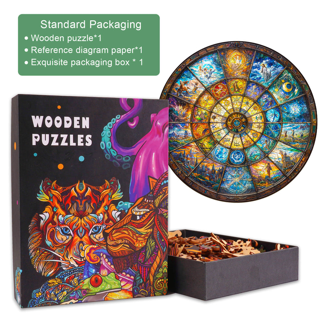 Mysterious Fresco Wooden Jigsaw Puzzle