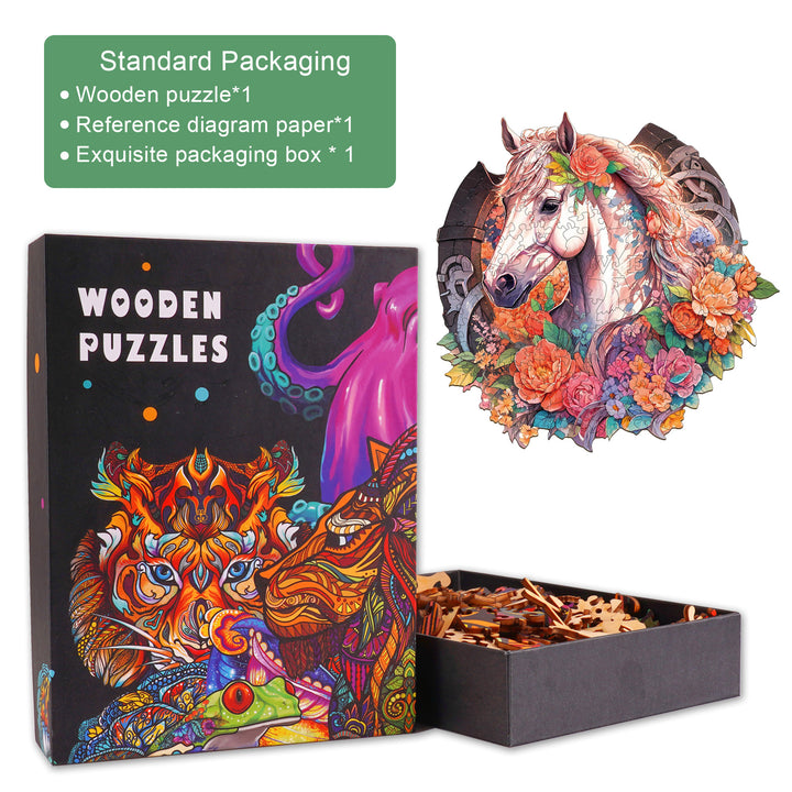 The Loyal Horseshoe Wooden Jigsaw Puzzle-Woodbests