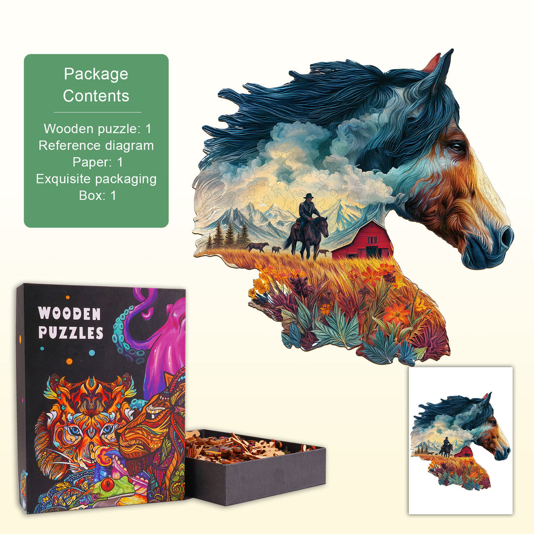 Freedom Ride Wooden Jigsaw Puzzle