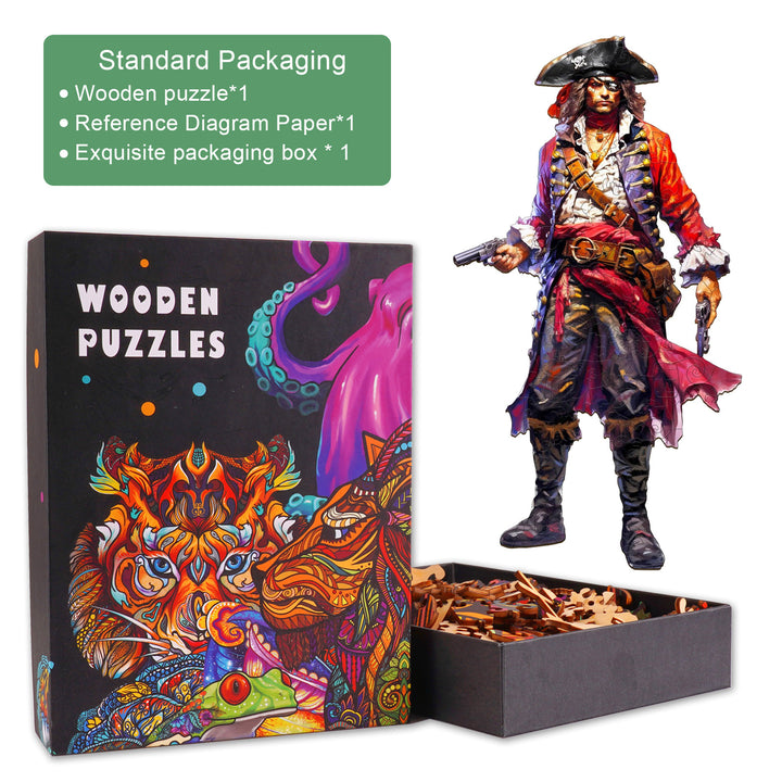 Captain Wooden Jigsaw Puzzle-Woodbests
