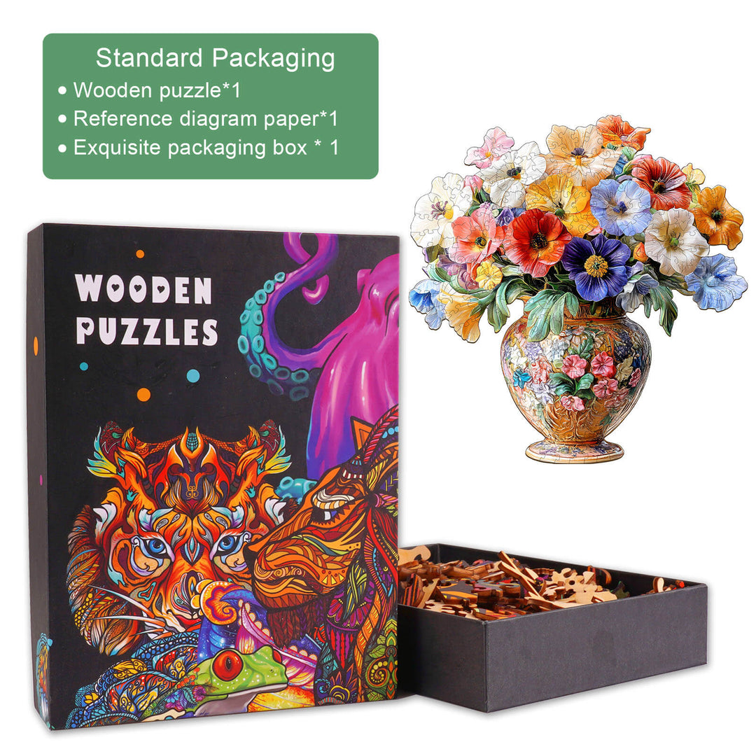 3D Vintage flower Jigsaw Puzzle