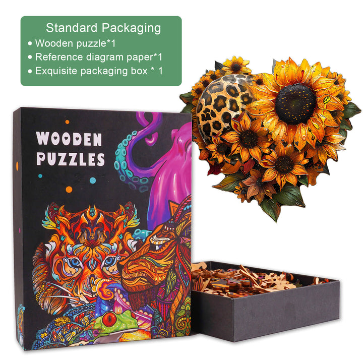 Sunflower Wooden Jigsaw Puzzle