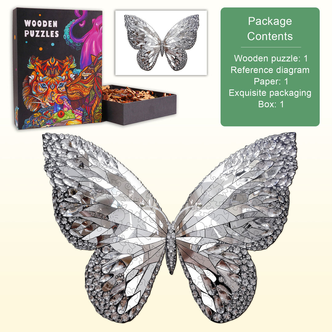 Rebirth Butterfly Wooden Jigsaw Puzzle