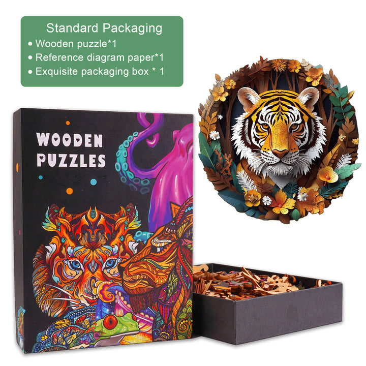 3D Heart of the Jungle Wooden Jigsaw Puzzle