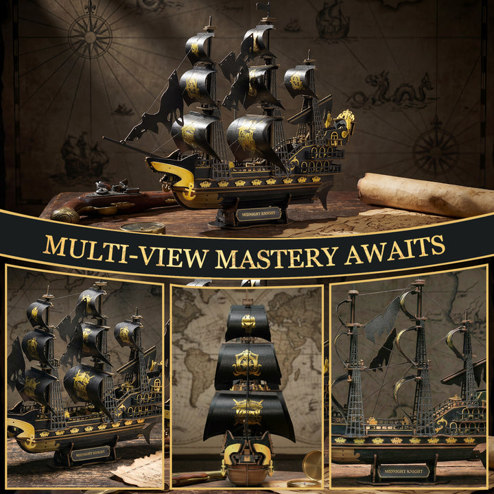 3D Wooden Mechanical Kit - Midnight Knight